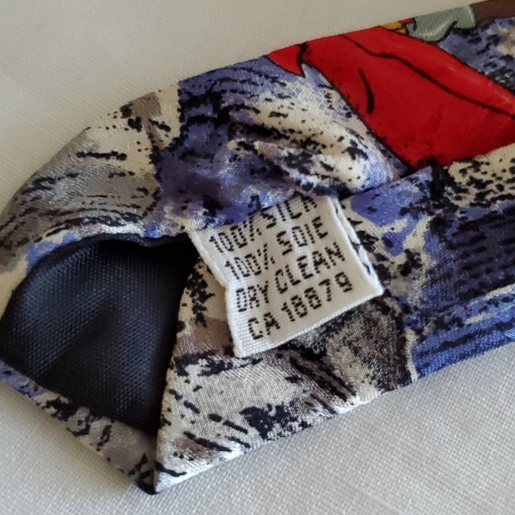 Looney Tunes silk tie - Daffy Duck - Picture 4 of 4